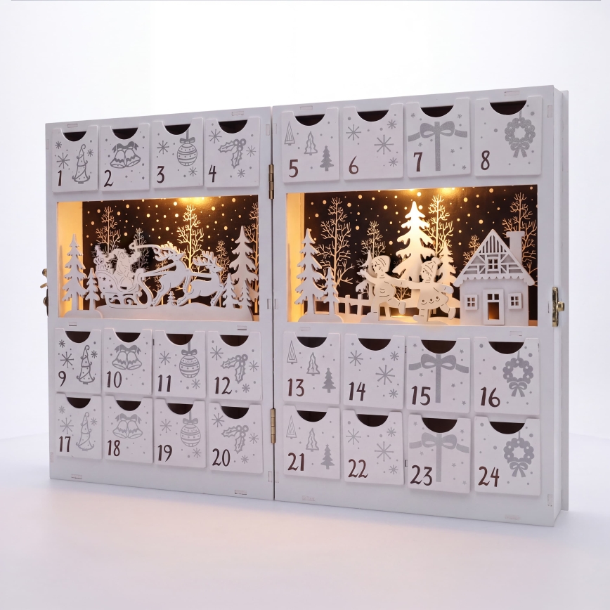 BRILAGI - LED adventni koledar LED/2xAA