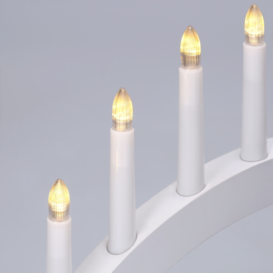 BRILAGI - LED bel božični svečnik 7xLED/2xAA