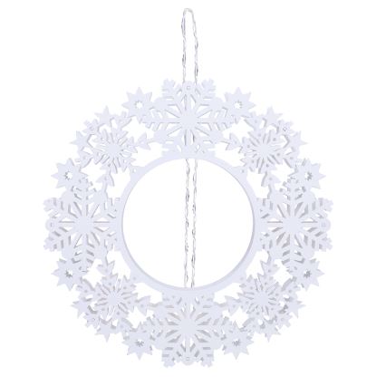 Brilagi - LED božična dekoracija LED/2xAA 30 cm venec
