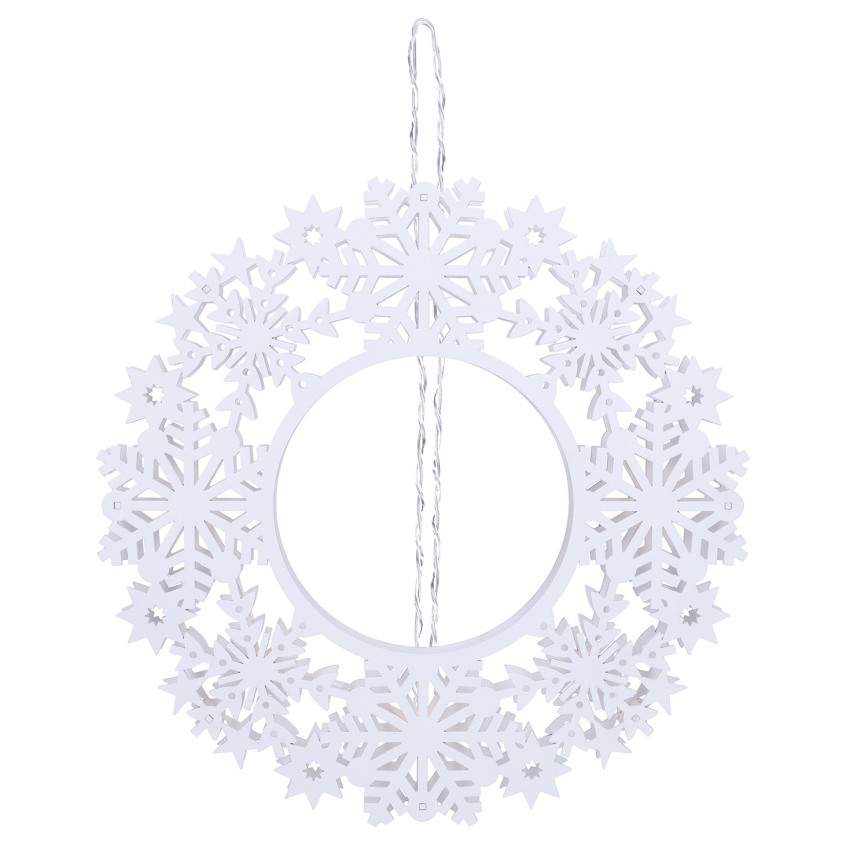 Brilagi - LED božična dekoracija LED/2xAA 30 cm venec