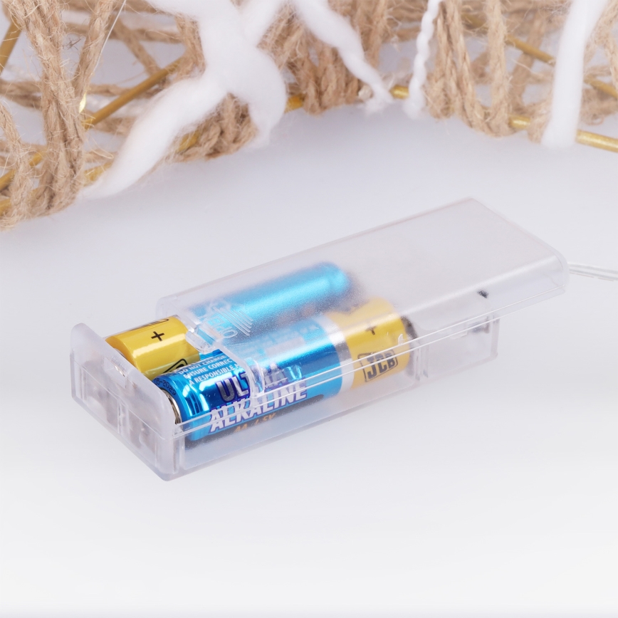 Brilagi - LED božična dekoracija LED/2xAA 30x28 cm zvezda