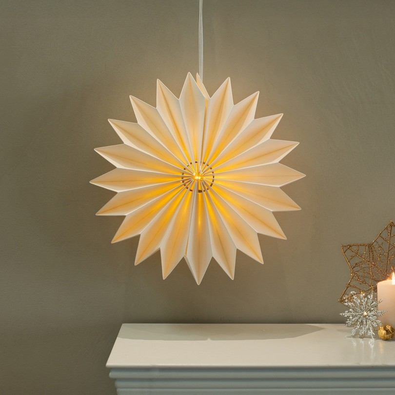 Brilagi - LED božična dekoracija LED/2xAA 32 cm snežinka