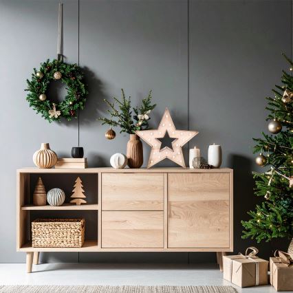 Brilagi - LED Božična dekoracija LED/2xAA 38x40 cm zvezda