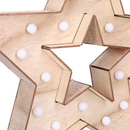 Brilagi - LED Božična dekoracija LED/2xAA 38x40 cm zvezda