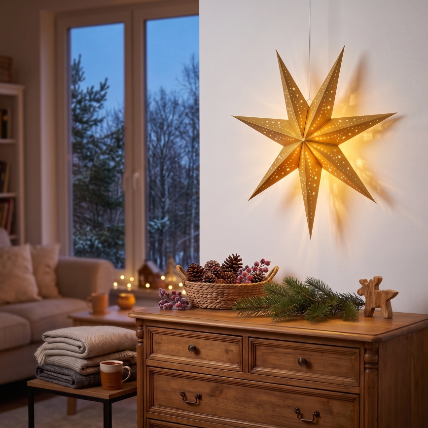 BRILAGI - LED božična dekoracija LED/2xAA 60 cm zvezda