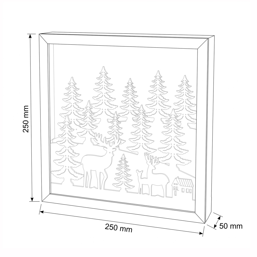 BRILAGI - LED božična dekoracija LED/2xAA
