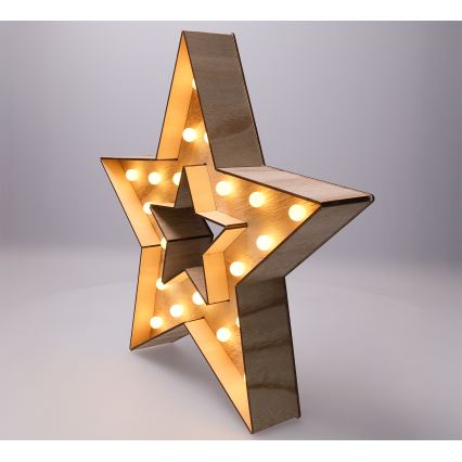 Brilagi - LED božična dekoracija LED/2xAA zvezda