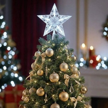 BRILAGI - LED božična dekoracija LED/3xAA 21 cm zvezda, hladno bela