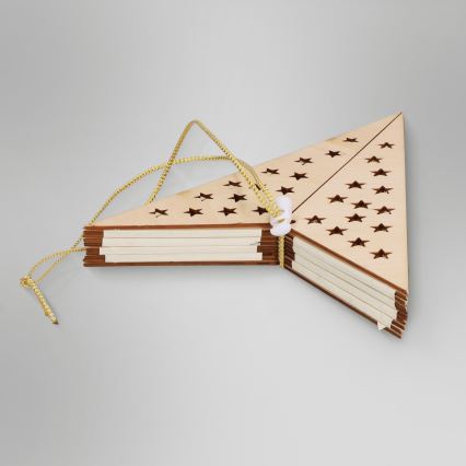 Brilagi - LED božična dekoracija LED/3xAA 62x40 cm zvezda