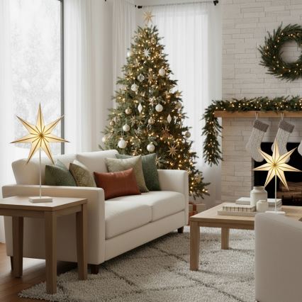 Brilagi - LED božična dekoracija LED/3xAA 66x40 cm zvezda