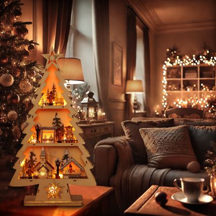 Brilagi - LED božična dekoracija LED/3xAA smreka