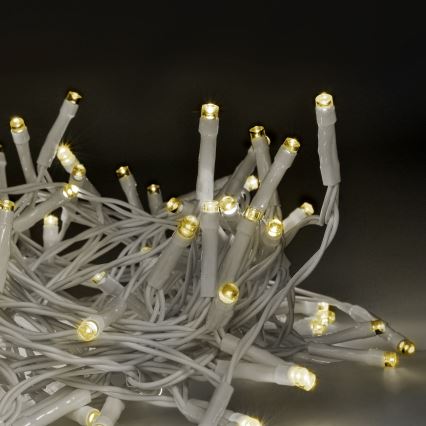 Brilagi - LED Božična zunanja veriga 120xLED/8 funkcij/3xAA 9,5m bela IP44 topla bela + Daljinski upravljalnik