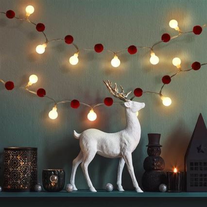 Brilagi - LED božični niz 20xLED/2xAA 1,8m topla bela