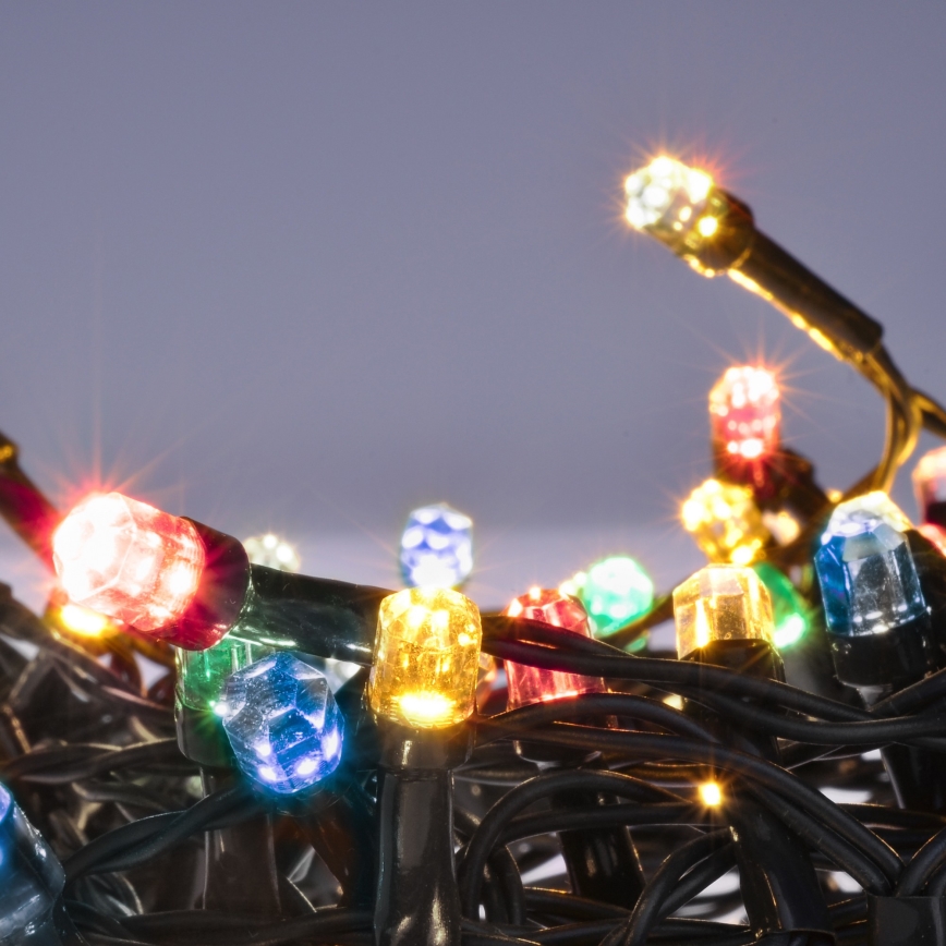 Brilagi - LED božični zunanji niz, 200 LED, 2 načina, 25 m, IP44, večbarven