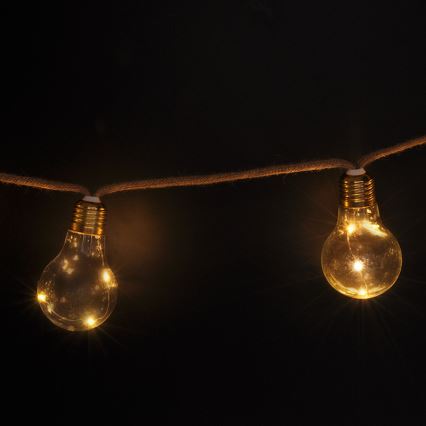 BRILAGI - LED dekorativna veriga 10xLED/3xAA 1,8m topla bela