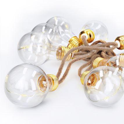 Brilagi - LED dekorativni niz 10xLED/3xAA 1,8m topla bela