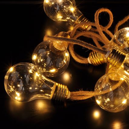 Brilagi - LED dekorativni niz 10xLED/3xAA 1,8m topla bela