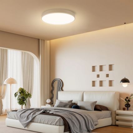 Brilagi - LED Dimmable Stropna Lampa POOL SMART LED/60W/230V 50 cm Wi-Fi Tuya Beige + Daljinsko upravljanje