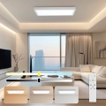 Brilagi - LED Dimmable stropna luč FRAME SMART LED/30W/230V 30x60 cm 3000-6000K IP44 bela + daljinski upravljalnik