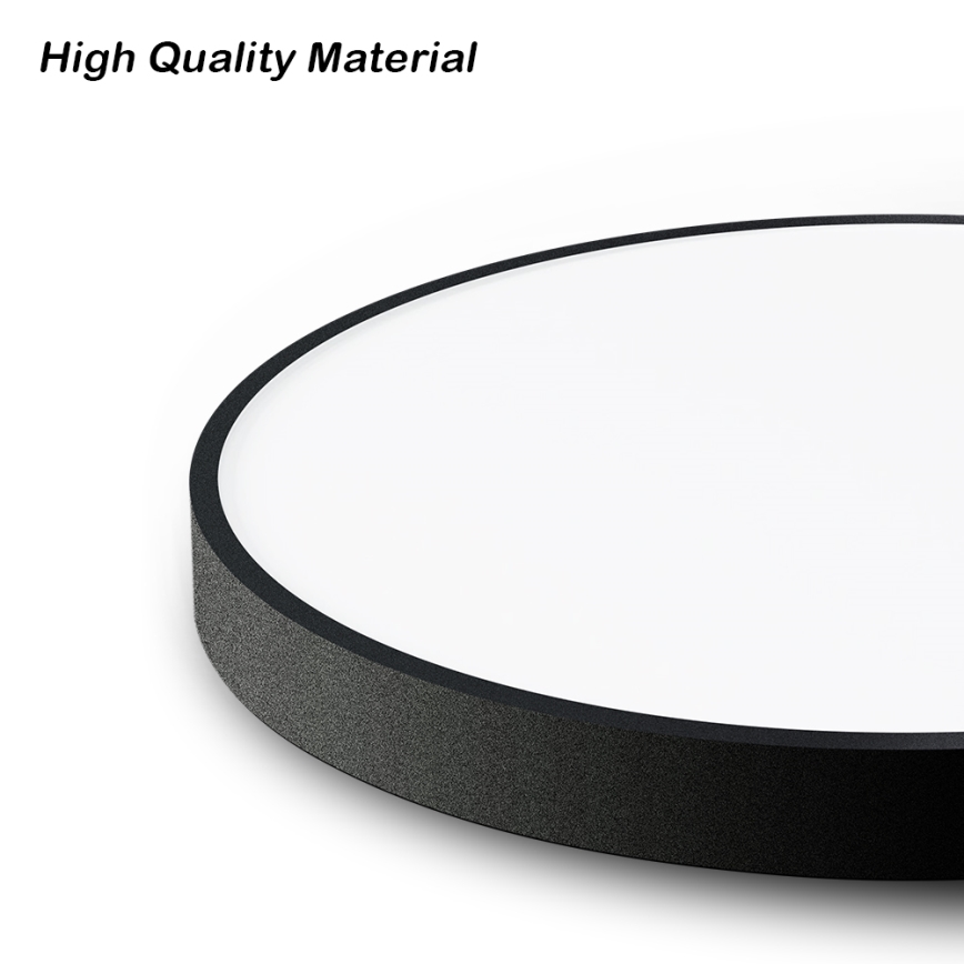 Brilagi - LED Dimmable stropna svetilka POOL SMART LED/100W/230V 3000-6000K premer 80 cm Wi-Fi Tuya črna + daljinski upravljalnik