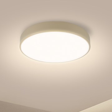 Brilagi - LED dimna stropna svetilka POOL LED/36W/230V 3000-6000K premer 30 cm bež + daljinski upravljalnik