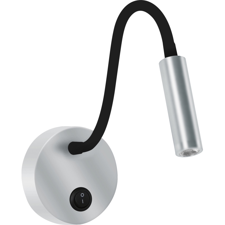 Brilagi - LED Fleksibilna stenska svetilka MAYA LED/3W/230V 4000K srebrna
