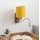 Brilagi - LED fleksibilna stenska svetilka NUBILA 1xE27/25W/230V + LED/3W mat krom/rumena
