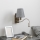 Brilagi - LED Fleksibilna stenska svetilka NUBILA 1xE27/25W/230V + LED/3W mat krom/siva