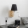 Brilagi - LED Fleksibilna stenska svetilka NUBILA WOOD 1xE27/25W/230V + LED/3W hrast/črna