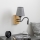 Brilagi - LED Fleksibilna stenska svetilka NUBILA WOOD 1xE27/25W/230V + LED/3W hrast/siva
