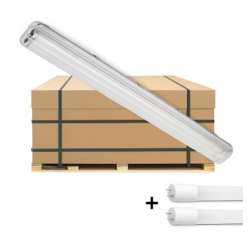 Brilagi - LED Industrijska fluorescentna svetilka OPTIMA T8 2xG13/18W/230V 4000K IP65 128 cm - paleta 110 kom.