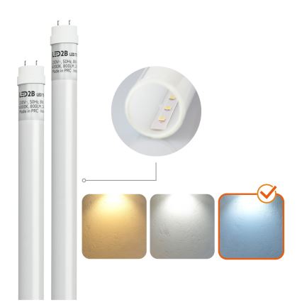 Brilagi - LED Industrijska fluorescentna svetilka OPTIMA T8 2xG13/18W/230V 6500K IP65 128 cm