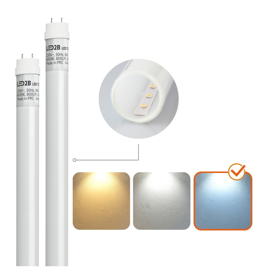 Brilagi - LED Industrijska fluorescentna svetilka OPTIMA T8 2xG13/18W/230V 6500K IP65 128 cm