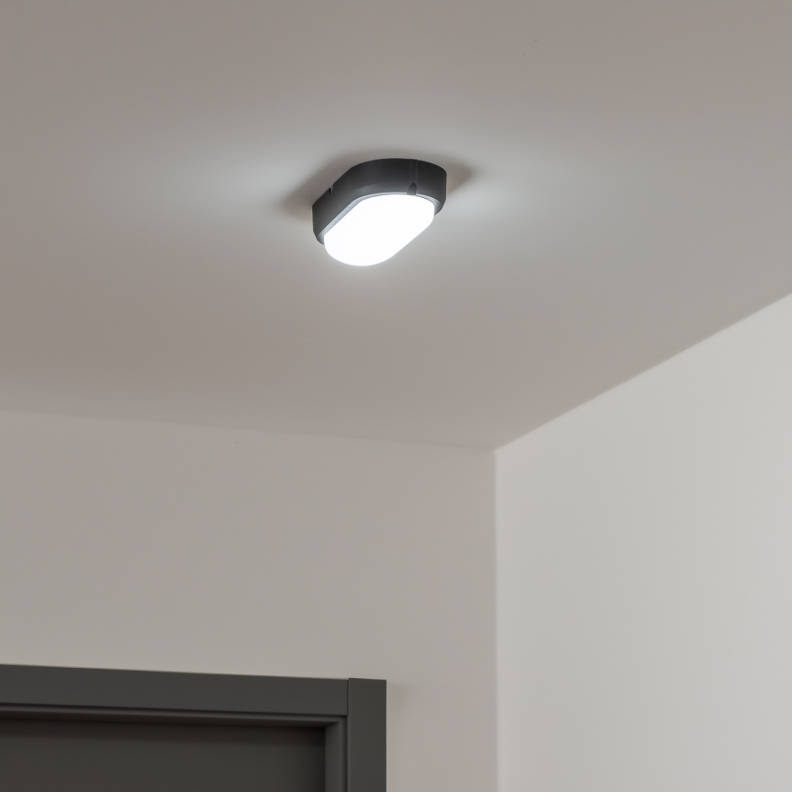 Brilagi - LED Industrijska stropna svetilka SIMA LED/12W/230V IP65 črna