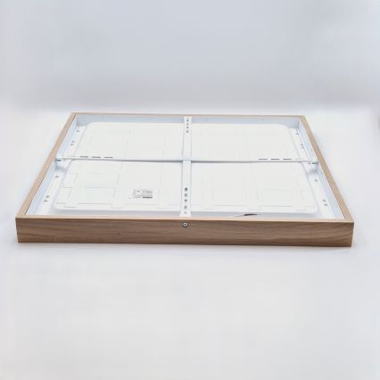 Brilagi - LED Stropna svetilka WOODY FRAME LED/50W/230V 60x60 cm IP44 hrast