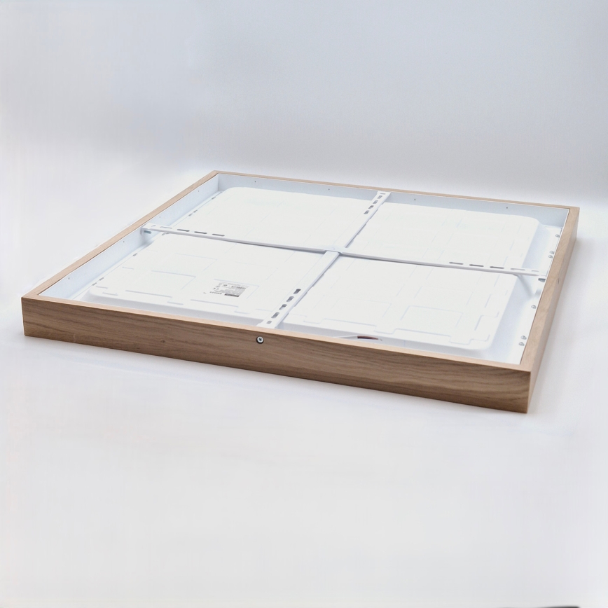 Brilagi - LED Stropna svetilka WOODY FRAME LED/50W/230V 60x60 cm IP44 hrast