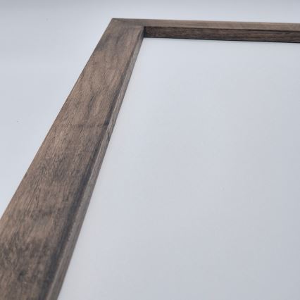 Brilagi - LED kopalnica stropna svetilka WOODY FRAME LED/40W/230V 120x30 cm IP44 oreh