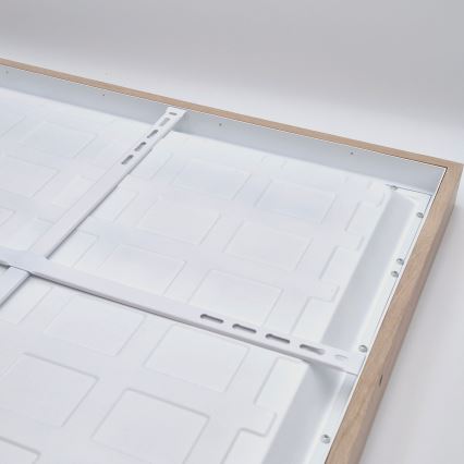 Brilagi - LED Kopalnica stropna svetilka WOODY FRAME LED/40W/230V 60x60 cm IP44 hrast