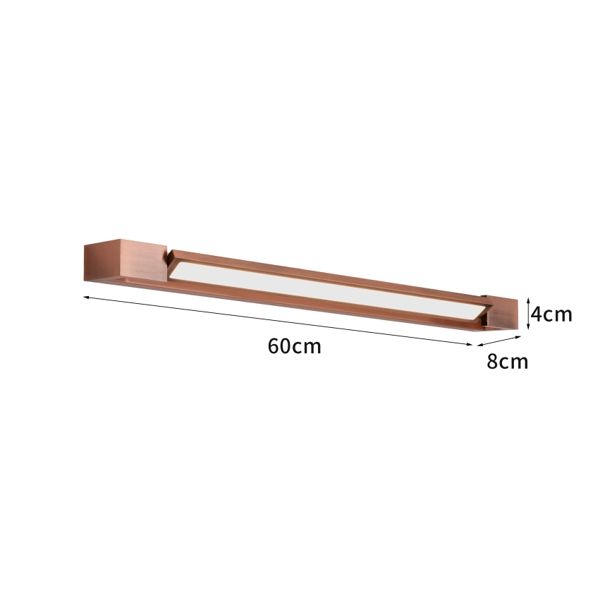 Brilagi - LED osvetlitev kopalnega ogledala AQUA LINE LED/18W/230V 60 cm IP44 bronasta