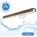 Brilagi - LED Kopalniška luč za osvetlitev ogledala WOODY MIRROR LED/12W/230V 60 cm IP44 hrast oreh/bela