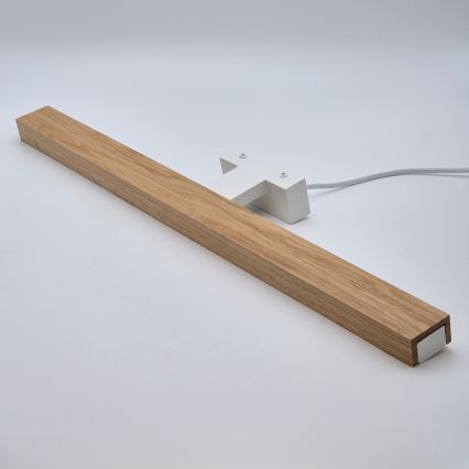 Brilagi - LED Kopalniška luč za osvetlitev ogledala WOODY MIRROR LED/12W/230V 60 cm IP44 hrast/bela