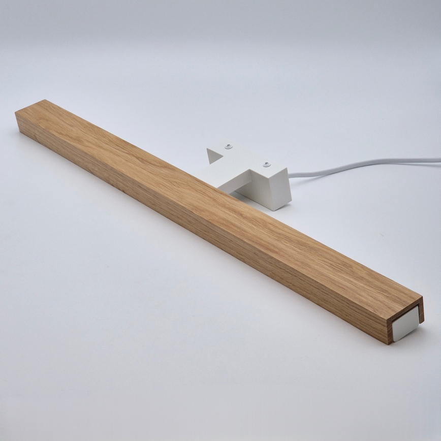 Brilagi - LED Kopalniška luč za osvetlitev ogledala WOODY MIRROR LED/12W/230V 60 cm IP44 hrast/bela