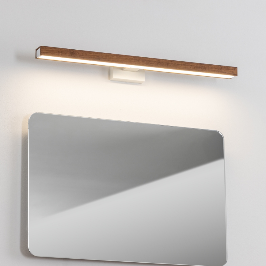 Brilagi - LED Kopalniška luč za osvetlitev ogledala WOODY MIRROR LED/12W/230V 60 cm IP44 hrast češnja/bela
