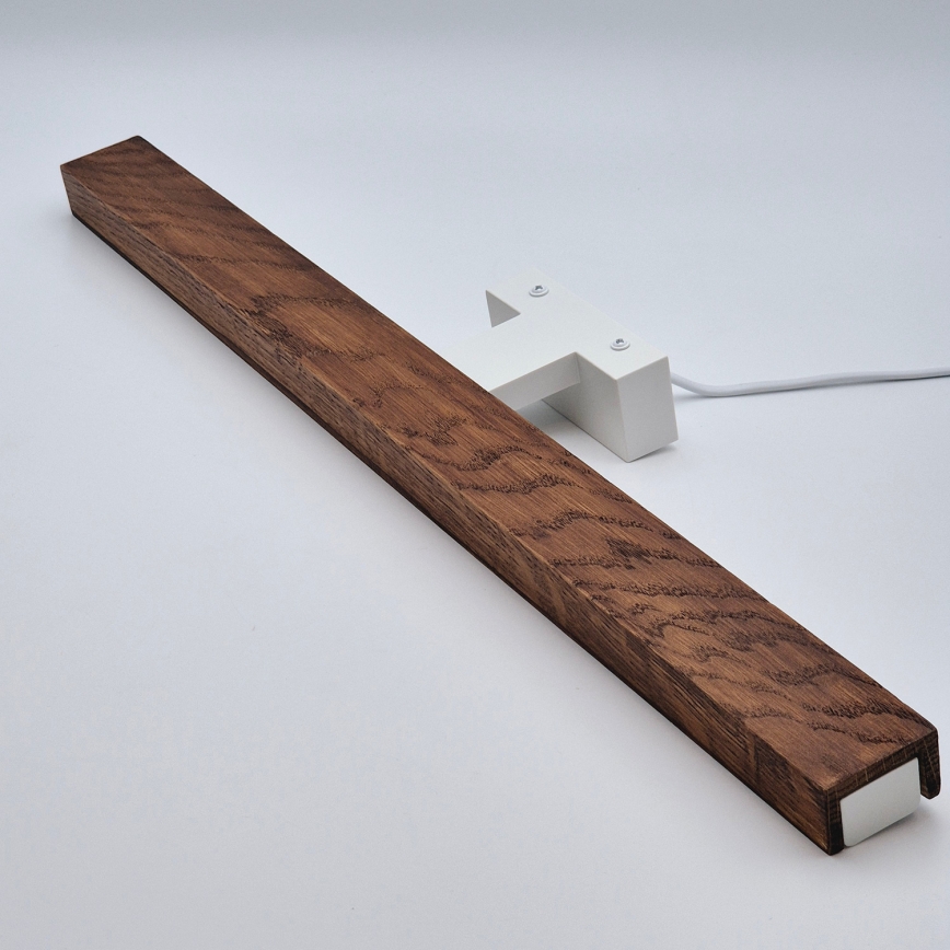 Brilagi - LED Kopalniška luč za osvetlitev ogledala WOODY MIRROR LED/12W/230V 60 cm IP44 hrast češnja/bela