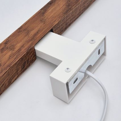 Brilagi - LED Kopalniška luč za osvetlitev ogledala WOODY MIRROR LED/12W/230V 60 cm IP44 hrast češnja/bela