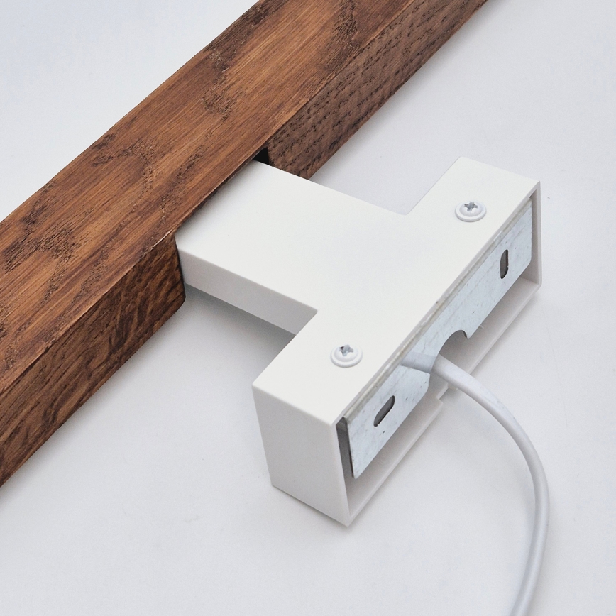 Brilagi - LED Kopalniška luč za osvetlitev ogledala WOODY MIRROR LED/12W/230V 60 cm IP44 hrast češnja/bela
