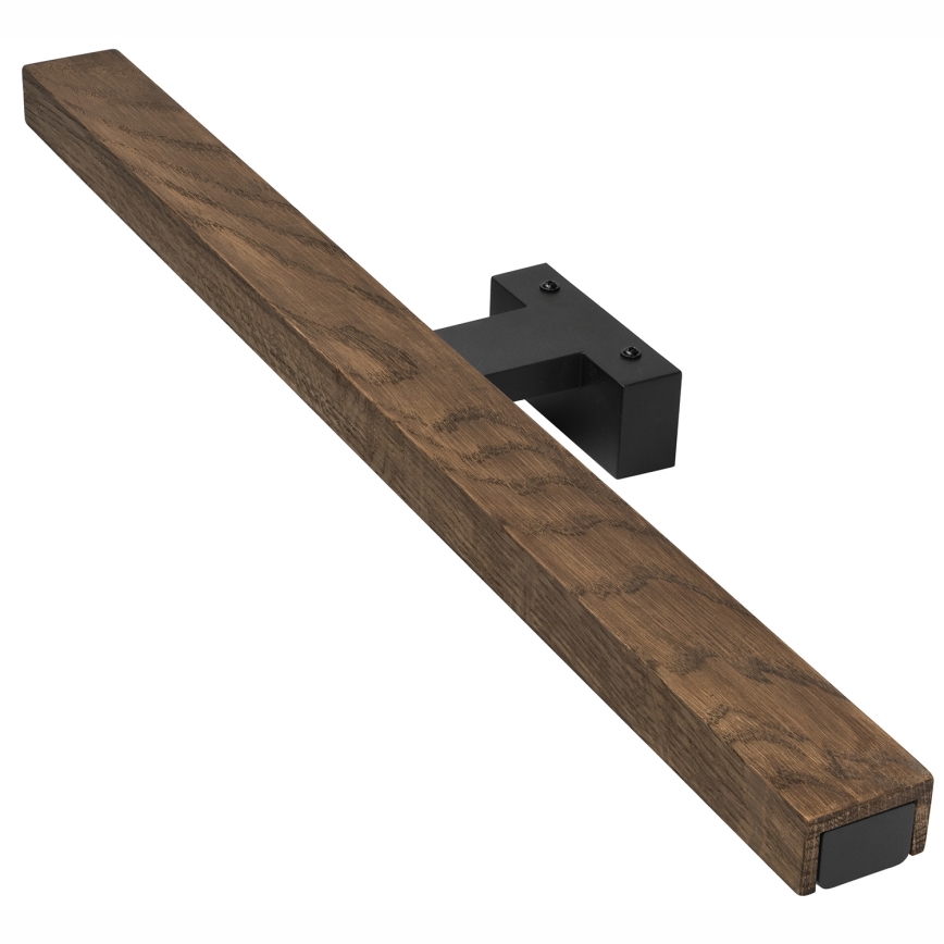 Brilagi - LED Kopalniška luč za osvetlitev ogledala WOODY MIRROR LED/12W/230V 60 cm IP44 hrast oreh/črna
