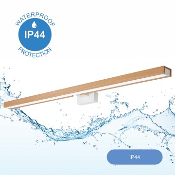 Brilagi - LED Kopalniška luč za osvetlitev ogledala WOODY MIRROR LED/15W/230V 90 cm IP44 hrast/bela
