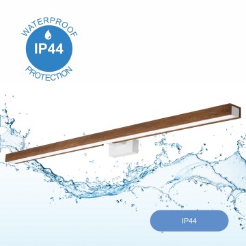 Brilagi - LED Kopalniška luč za osvetlitev ogledala WOODY MIRROR LED/15W/230V 90 cm IP44 hrast češnja/bela