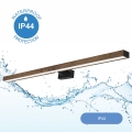 Brilagi - LED Kopalniška luč za osvetlitev ogledala WOODY MIRROR LED/15W/230V 90 cm IP44 hrast oreh/črna